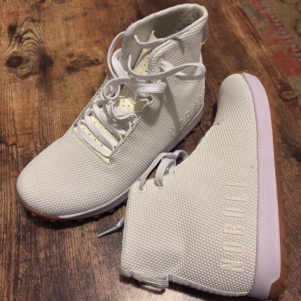 NOBULL White High-Top CrossFit Sneakers